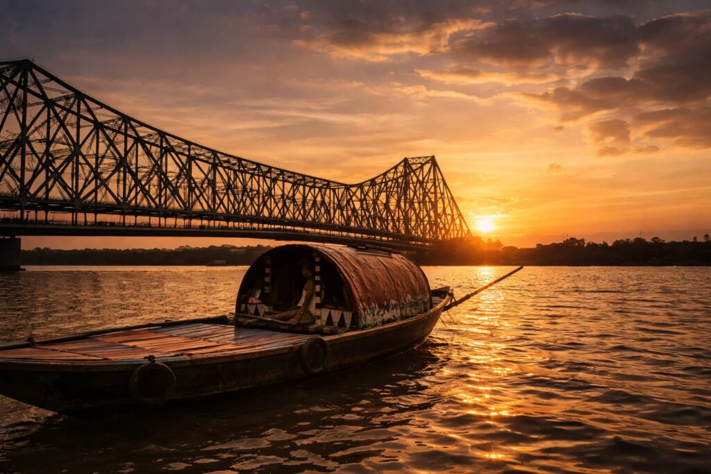 howrah bridge boat
