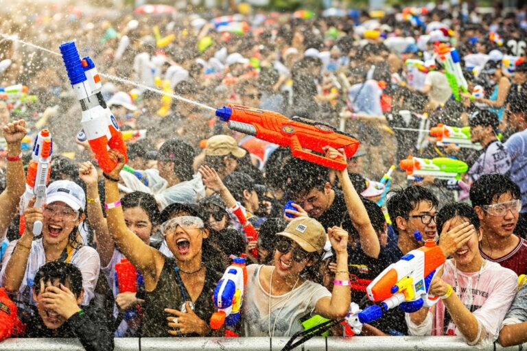 Songkran festival in Thailand